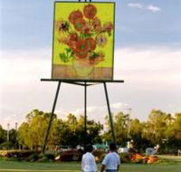 Van Gogh Sunflower Painting - Attractions Brisbane