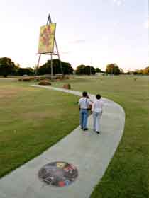 Emerald Centenary Of Federation Mosaic Pathway - Attractions Brisbane 0