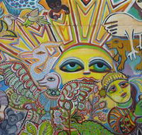The Painting of Life by Mirka Mora - Attractions Brisbane