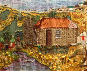 Adaminaby Memorial Hall Stage Curtain - Attractions Brisbane 1