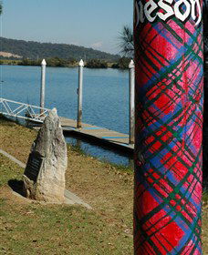 Maclean Tartan Power Poles - Attractions Brisbane 1