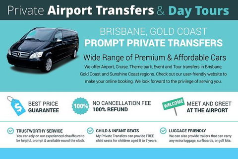 Private Airport Transfers- Brisbane Airport To Broadbeach - Attractions Brisbane 1