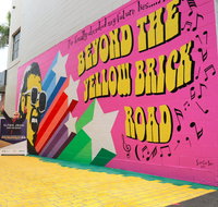 Yellow Brick Road and Elton John Mural - Attractions Brisbane