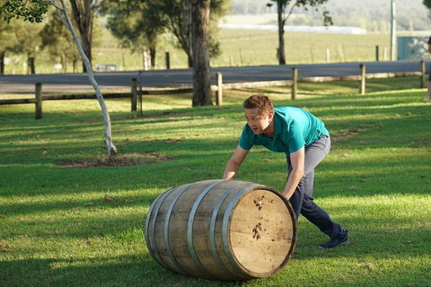 Hunter Valley Wine Barrel Rolling - Attractions Brisbane 0