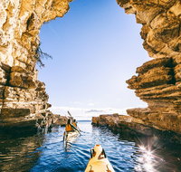 Hobart's Cliffs Caves and Beaches Kayak Tour - Attractions Brisbane