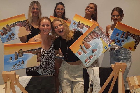Friday Night 2 For 1 Paint And Sip Art Sessions - Attractions Brisbane 1