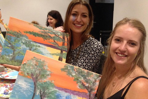 Friday Night 2 For 1 Paint And Sip Art Sessions - Attractions Brisbane 4